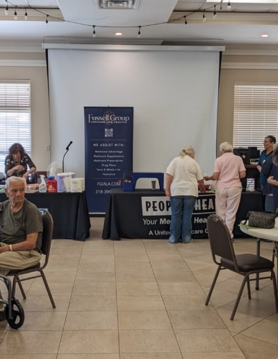 Fussell Group Insurance Advisors Hosted a bingo event Friday morning sponsored by our friends at Peoples Health.